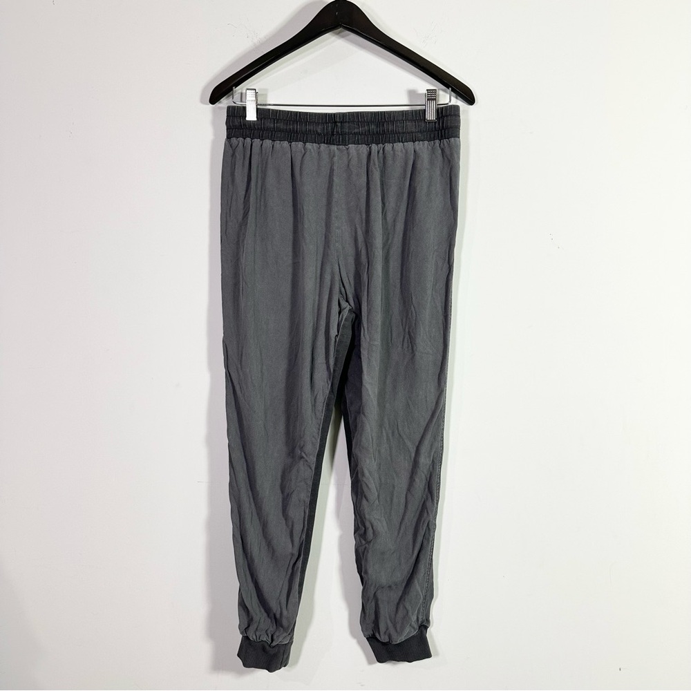 Splendid Dark Gray Lightweight Drawstring Jogger … - image 4